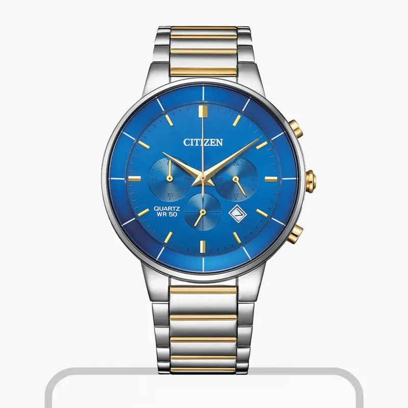 Citizen Quartz Chronograph Two-Tone Men's Watch- AN8224-51L